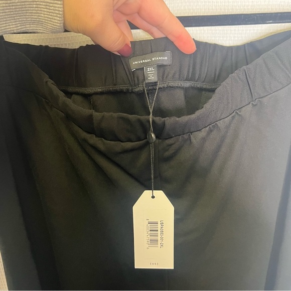 Universal Standard | Black Pants with Side Stripes 2XL Ponte - Picture 7 of 11
